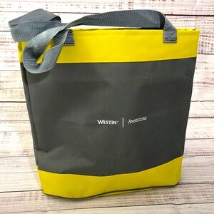 Westin Hotel Gray and Yellow Travel Tote Bag Large